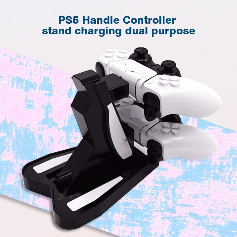 Suitable for PS5 controller base charger P5 game controller charger PS5 controller bracket charger PS5 controller accessories