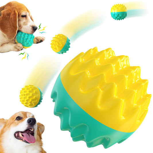 Dog Toy Training Teeth Grinding Ball Speaking Toothbrush Dog Outdoor Interaction