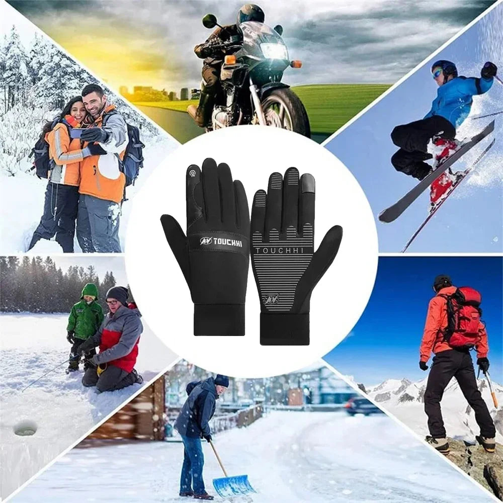 USB Heated Gloves Waterproof Touchscreen Winter Snowboard Gloves Hand Warmer Outdoor Fishing Skiing Motorcycle Bicycle Glove