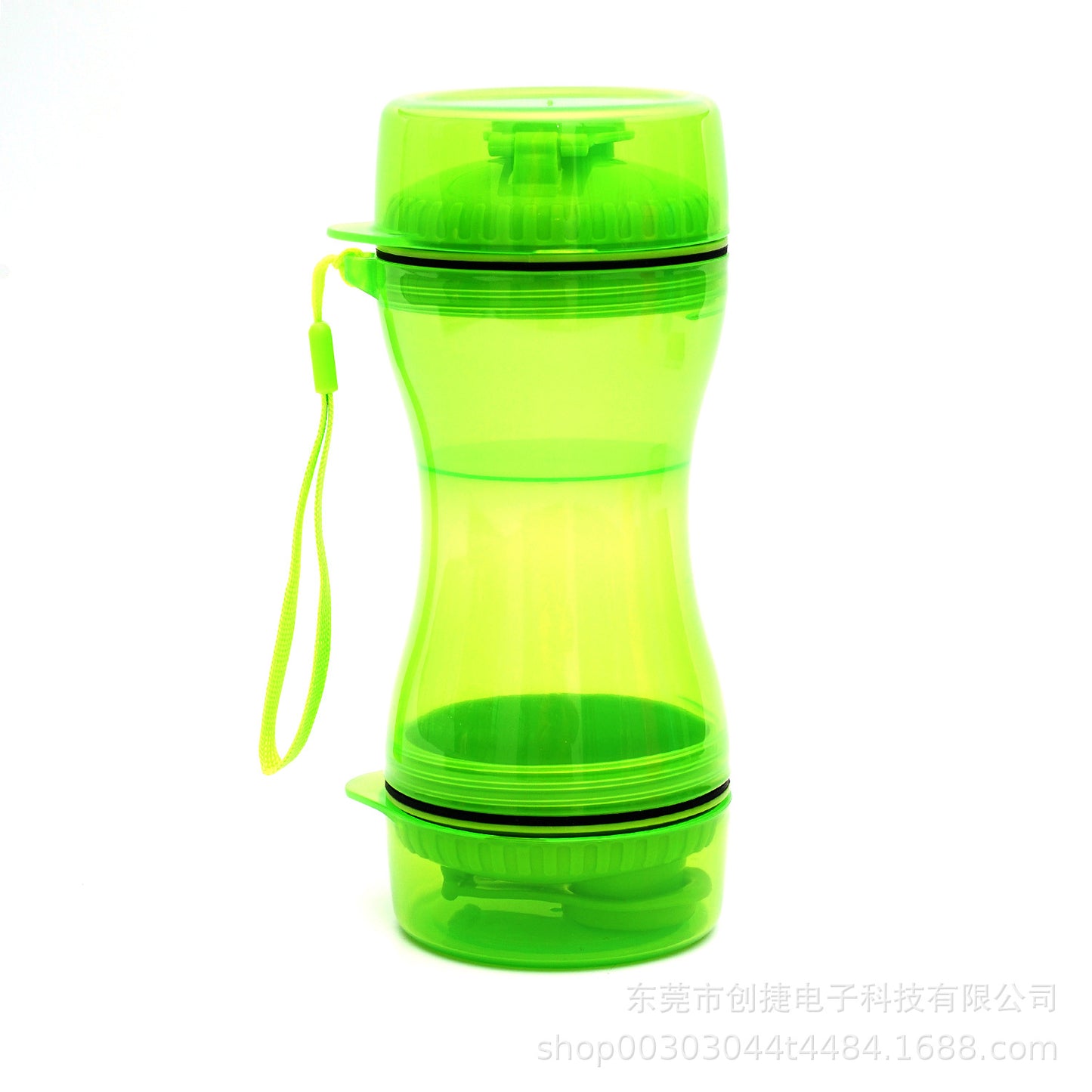 Bouteille d'eau portable pour animaux de compagnie, bouteille d'eau de voyage en plein air, tasse de nourriture, tasse à double usage, bouteille à boire, fournitures pour chats et chiens