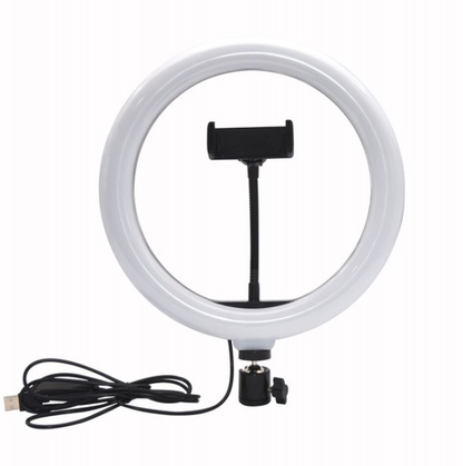 Vidéo Youtube Fill Ring Light Lampe Live COOK 26CM Photographie Éclairage Téléphone Ringlight Trépied Support Photo Led Selfie Bluetooth