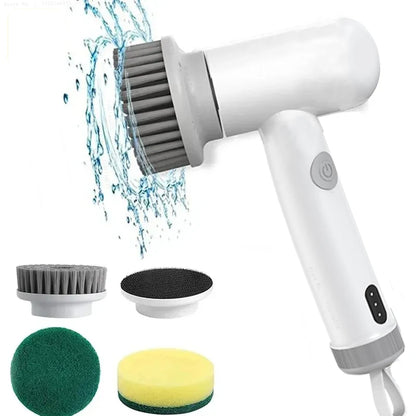 Nouvelle brosse de nettoyage électrique sans fil pour travaux ménagers, cuisine, vaisselle, baignoire, carrelage, brosse de nettoyage professionnelle