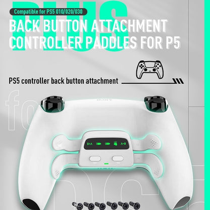 Suitable for PS5 Bluetooth gamepad Elite Four Back Key Programmable Custom Mapping Three Level Continuous Back Key