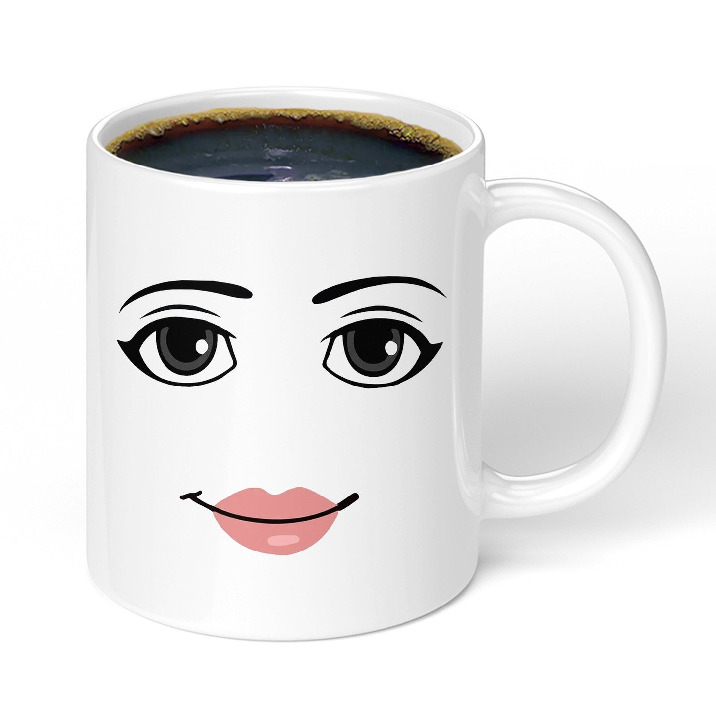 Roblox Frau Gesichtsausdruck Becher kreative Jungen Keramik Frühstück Kaffee Milch Tasse