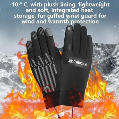 USB Heated Gloves Waterproof Touchscreen Winter Snowboard Gloves Hand Warmer Outdoor Fishing Skiing Motorcycle Bicycle Glove