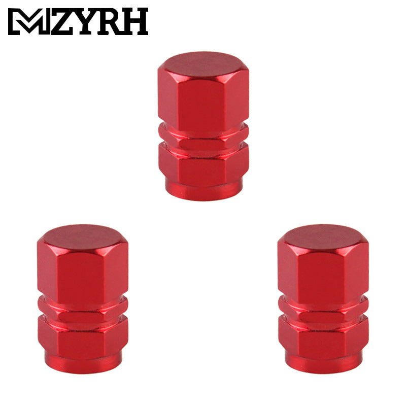 Aluminum Alloy Valve Cap Tire Valve Cap Valve Cap Car Tire Cap Anti-Leakage 12pcs