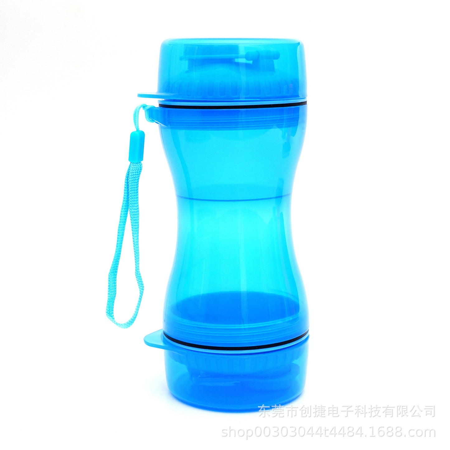 Bouteille d'eau portable pour animaux de compagnie, bouteille d'eau de voyage en plein air, tasse de nourriture, tasse à double usage, bouteille à boire, fournitures pour chats et chiens