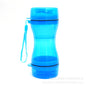 Bouteille d'eau portable pour animaux de compagnie, bouteille d'eau de voyage en plein air, tasse de nourriture, tasse à double usage, bouteille à boire, fournitures pour chats et chiens