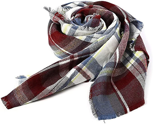 women scarves-grey brown