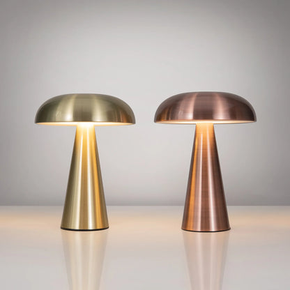 Nouvelle lampe de table tactile rechargeable en forme de champignon, lampe de chevet créative pour la protection des yeux, lampe de table d'ambiance pour restaurant et bar