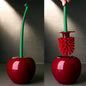 Hot selling cherry toilet brush toilet brush set plastic brush cleaning brush daily necessities brush