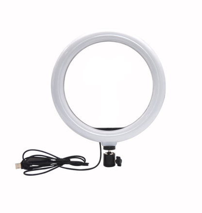 Vidéo Youtube Fill Ring Light Lampe Live COOK 26CM Photographie Éclairage Téléphone Ringlight Trépied Support Photo Led Selfie Bluetooth