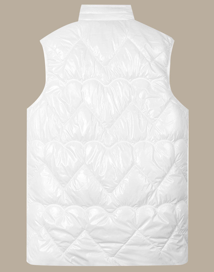 Intelligent heating vest, electric heating suit, heated and warm down cotton clip, constant temperature charging vest