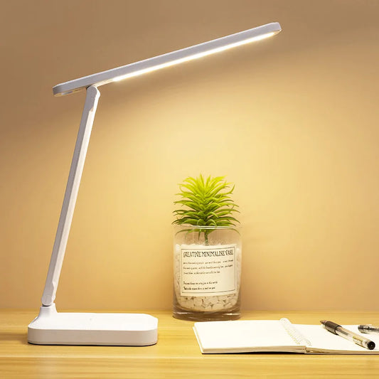 Eye protection desk lamp touch dimming color adjustment desk charging bedside LED reading desk lamp