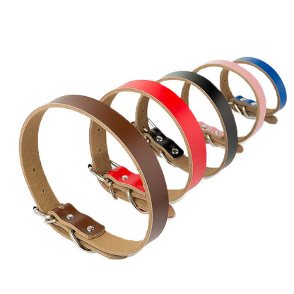 Fournitures pour animaux de compagnie Colliers pour chiens en cuir pur Colliers pour chiens en cuir pur Chaînes pour chiens