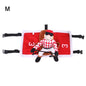 Pet Dog Santa Claus Riding Costume Pet Clothing Flannel Saddle-shaped Pet Cats Dogs Clothes