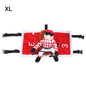 Pet Dog Santa Claus Riding Costume Pet Clothing Flannel Saddle-shaped Pet Cats Dogs Clothes